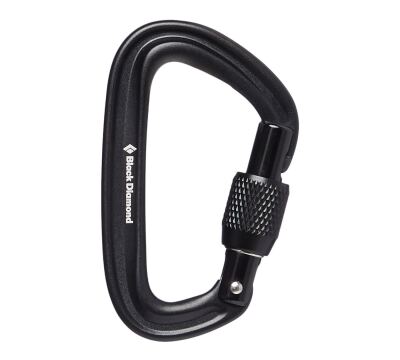 Карабін Black Diamond LiteForge Screwgate Carabiner, Black