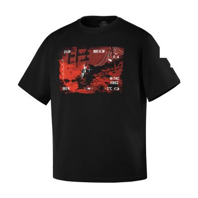 Футболка M-Tac One Shot Oversize Black, чорний