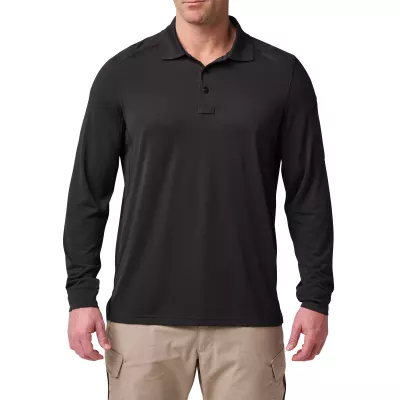 Поло з довгим рукавом "5.11 Tactical® Helios Long Sleeve Polo" Black