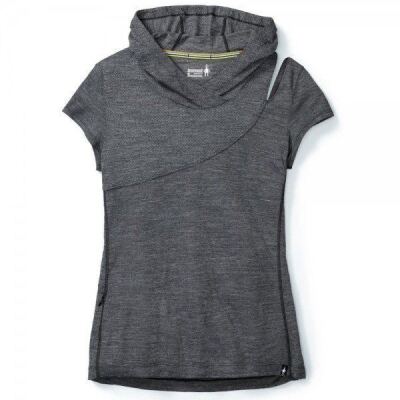 Футболка-худі жіноча Smartwool Everyday Exploration Hooded Tee, Charcoal