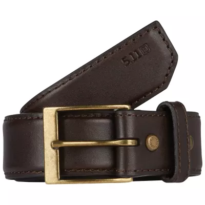 Пояс тактичний шкіряний "5.11 Tactical Leather Casual Belt" Classic Brown