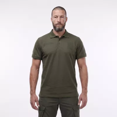 Koszulka polo taktyczna Ukrarmor Polo Reflex. Bawełna. Kolor Khaki