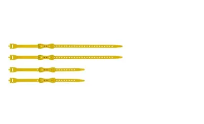 Набор стяжек Sea to Summit Stretch-Loc Mini Strap Set 4 Piece – Серая сера