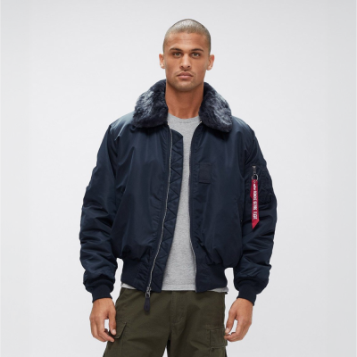 Куртка Alpha Industries B-15 Bomber Jacket. Синий