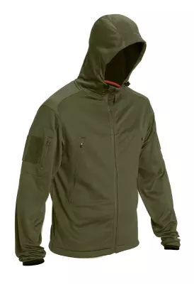 Толстовка тактична з капюшоном "5.11 REACTOR FZ HOODIE" Fatigue