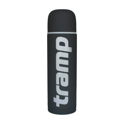 Термос Tramp Soft Touch UTRC-109, Сірий 1L