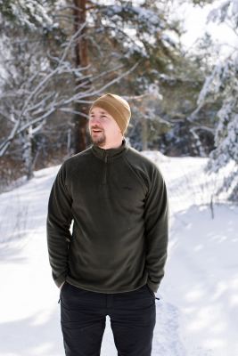 Кофта флісова Tribe Jacket Half Zip, Оливкова