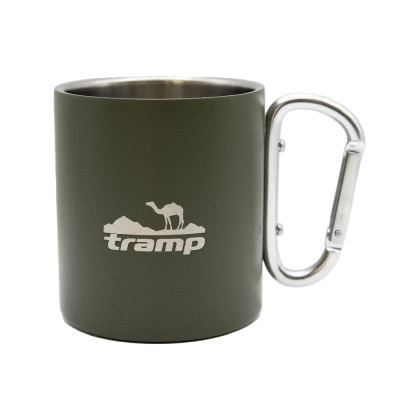 Термос с карабином Tramp 350 мл UTRC-122-olive, олива