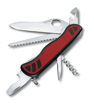 Нож Victorinox Forester M красно-черный, сталь X50CrMoV15, Красный Черный