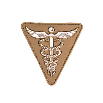 Нашивка на липучці Sturm Mil-Tec "Medical Patch PVC 3D" Dark Coyote