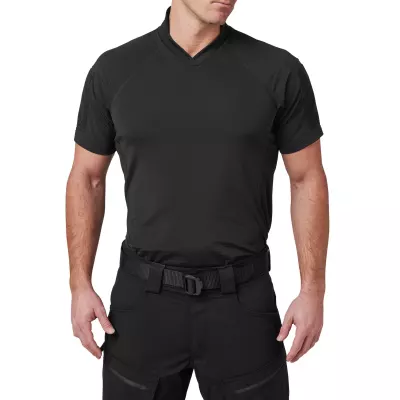 Футболка тактическая влагоотводящая 5.11 Tactical® "V.XI™ Sigurd S/S Shirt" Black