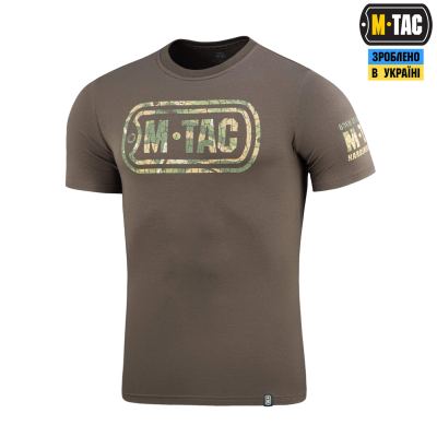 Футболка M-Tac Logo Dark Олива, dark Olive