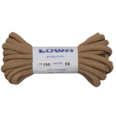 Шнурки LOWA Zephyr 150 cm, койот