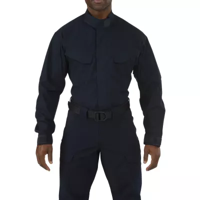 Рубашка тактическая "5.11 STRYKE ™ TDU® LONG SLEEVE SHIRT" Dark Navy