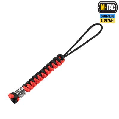 Темляк M-Tac Viper Козацький Хрест Сталь Чорний&Червоний