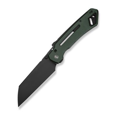 Ніж складаний Civivi Buster FG Nitro-V Micarta темно, темно-зелений