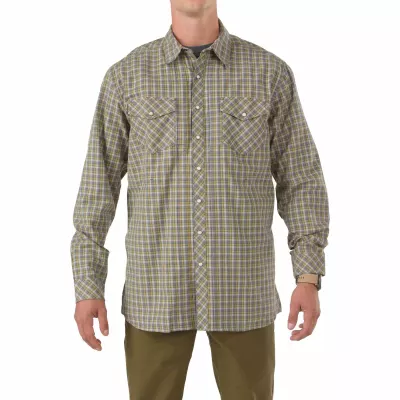 Сорочка тактична фланелева "5.11 FLANNEL SHIRT" STEAM