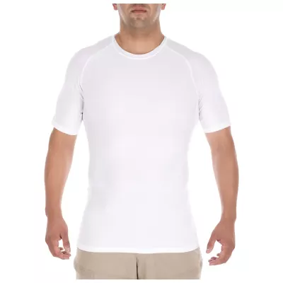 Футболка тактична з коротким рукавом "5.11 Tactical Tight Crew Short Sleeve Shirt" White