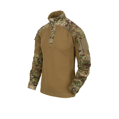 Рубашка тактическая Helikon-Tex® MBDU Combat Shirt. NyCo Ripstop, TopCool. Мультикам\койот. Размер XL