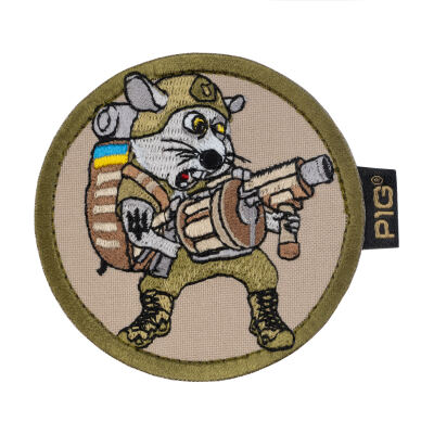 Нашивка на липучці "Hamster" Multi