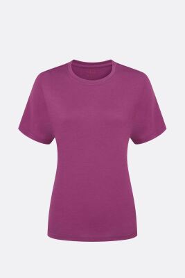 Футболка жіноча Rab Crimp Logo Tee Wmns, Plum