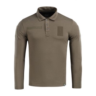 M-Tac поло тактическое длинный рукав 65/35 Dark Olive