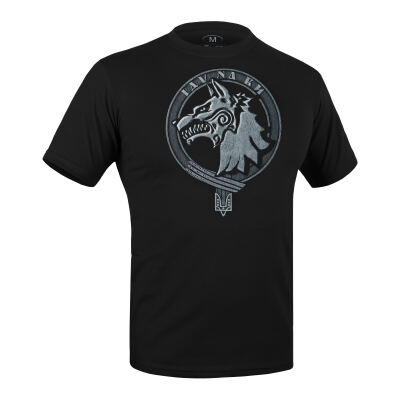 Футболка з малюнком "Вовкулака" Combat Black