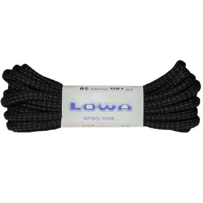 Шнурки LOWA ATC Mid 150 cm, чорний