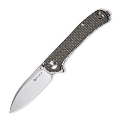 Ніж складаний Sencut Scepter Сірий Micarta SA03F