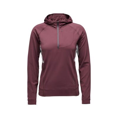 Кофта жіноча з рукавом реглан Black Diamond W Alpenglow Pro Hoody, Fig
