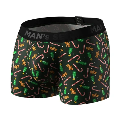 Трусы мужские анатомические Man's Set Intimate 2.1 Black Series. Christmas Bites