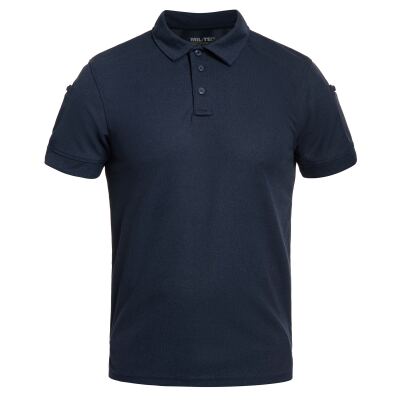 Футболка поло Sturm Mil-Tec "Tactical Short Sleeve Polo QuickDry" Dark Navy