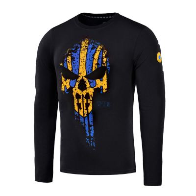 Футболка M-Tac Мститель длинный рукав Black/Yellow/Blue
