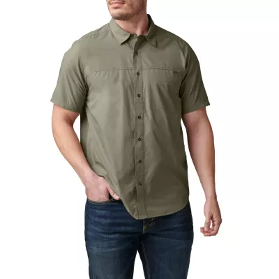Сорочка тактична "5.11 Tactical® Wyatt Short Sleeve Shirt" Sage Green
