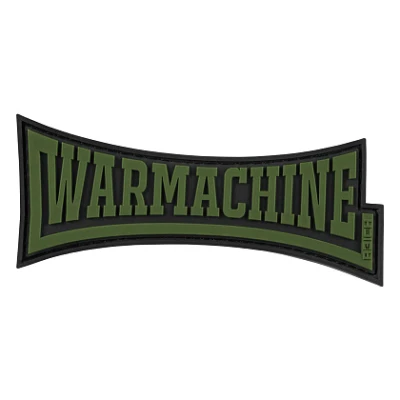 Патч (шеврон) «Warmachine» R3ICH. М’який ПВХ пластик. Олива