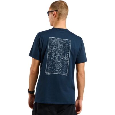 Футболка Odlo Cotton Blend Unlimited, Dark Sapphire