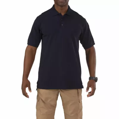 Футболка поло тактическая с коротким рукавом "5.11 Tactical Professional Polo - Short Sleeve" Dark Navy
