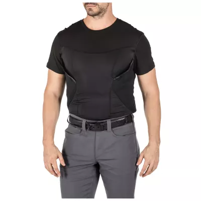 Футболка-кобура 5.11 Tactical "CAMS Short Sleeve Baselayer" Black