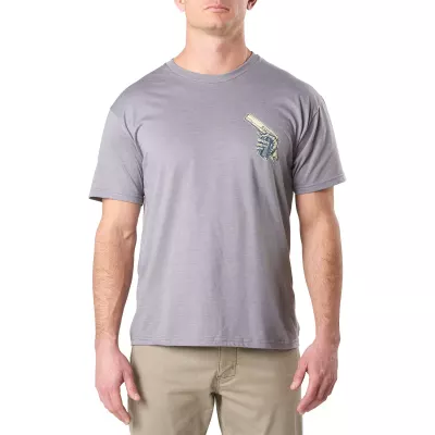 Футболка з малюнком "5.11 Cold Hands 45 Tee" Grey Heather