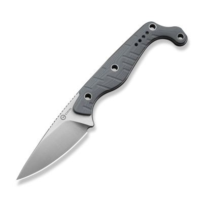 Ніж фіксований Civivi SOKN Сірий Nitro-V G10