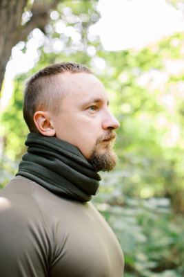 Пов'язка флісова Tribe Neck Warmer, Оливкова