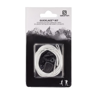 Кевларовая быстрая шнуровка (шнурки) Quicklace™ Kit от Salomon. Белый Кевларовая быстрая шнуровка (шнурки) Quicklace™ Kit от Salomon. Белый