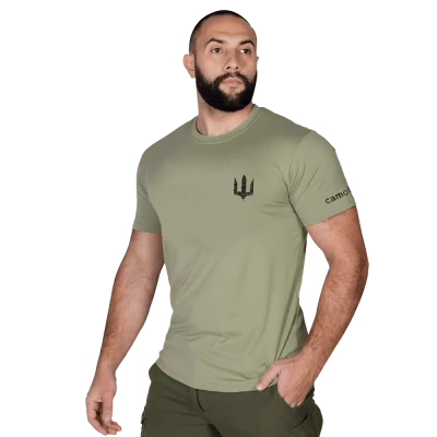 Футболка Bavovna Taurus Camotec. Cotton. Светлая олива