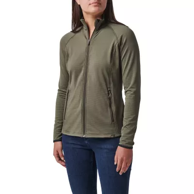 Куртка флісова жіноча 5.11 Tactical "Women's Stratos Full Zip" RANGER GREEN