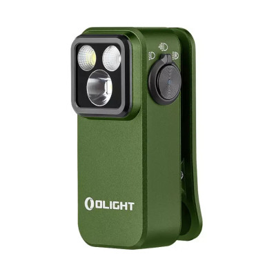 Ліхтар Olight Oclip Pro. Олива