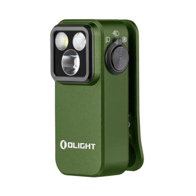 Ліхтар Olight Oclip Pro. Олива