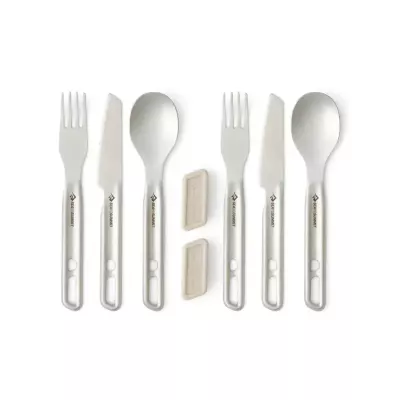 Набір столового приладдя Sea to Summit Detour Cutlery Set 2P – Сталь
