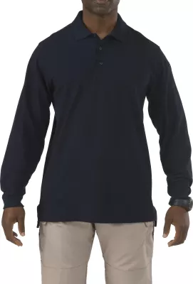 Поло з довгим рукавом "5.11 UTILITY LONG SLEEVE POLO" Dark Navy