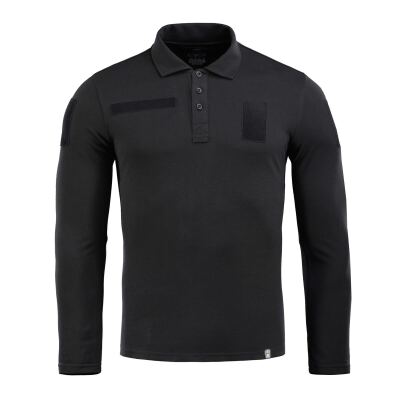 Поло тактичне M-Tac з довгим рукавом 65/35 Чорний, black