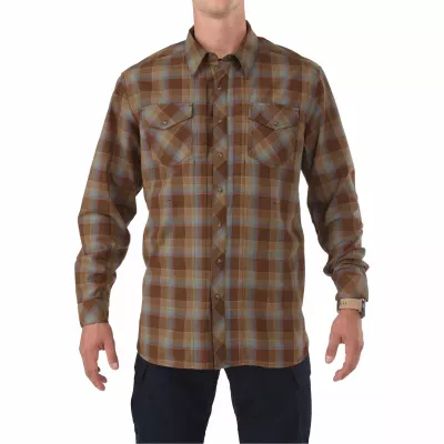 Сорочка тактична фланелева "5.11 FLANNEL SHIRT" Bark